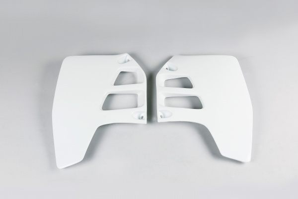 Radiator Covers white for Suzuki RM 125 (1992) - RM 250 (1989-92)
